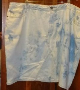 Stone or acid washed mini skirt 28W "2/$12 sale"
